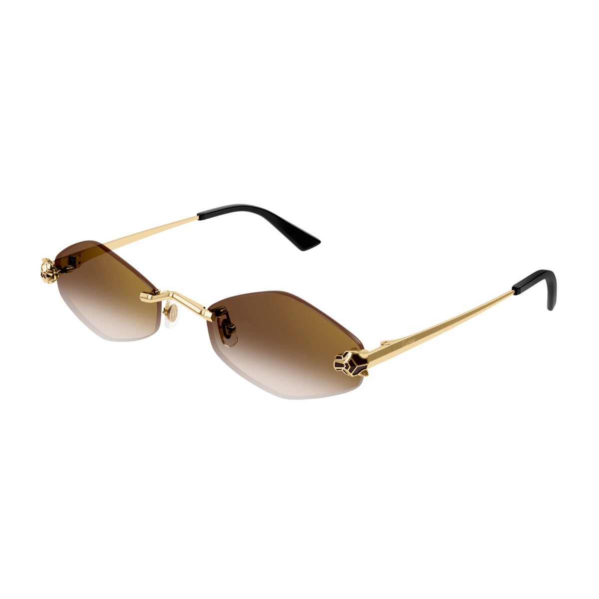 Cartier CT0433S Panthère de 002 Gold Brown Oro Metal Occhiali Da Vista