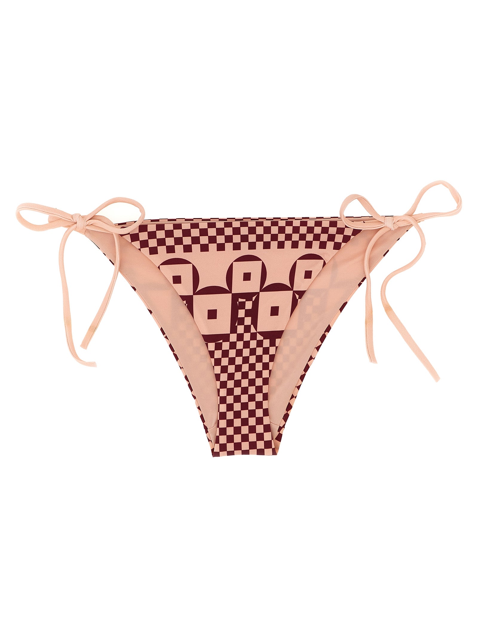 Micro patchwork bikini briefs Pink Polyamide Beachwear