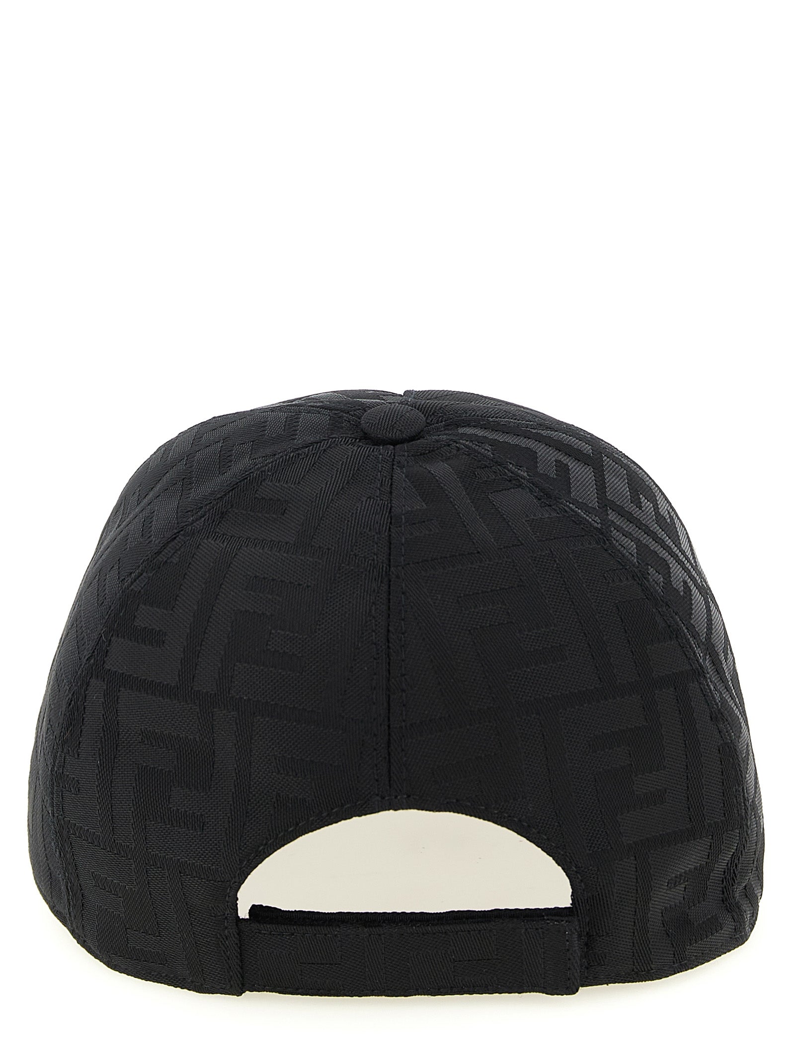 Ff Jacquard Cap Black Polyamide Hat