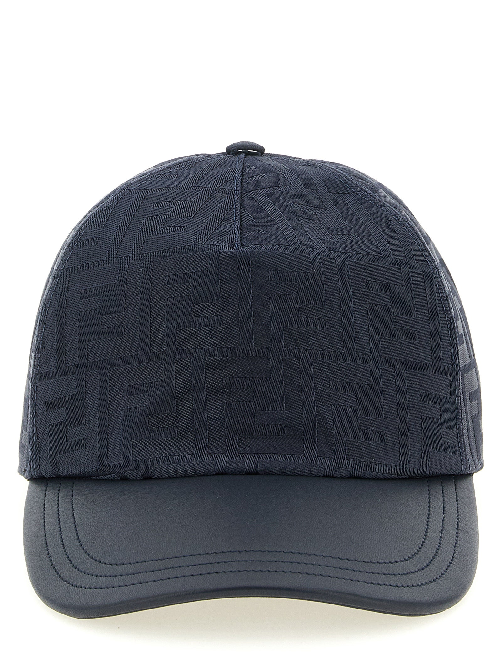 Ff Jacquard Cap Blue Polyamide Hat