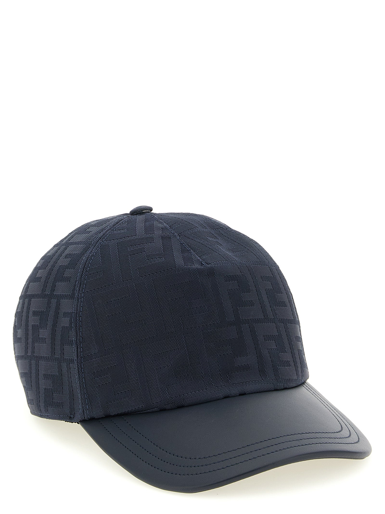 Ff Jacquard Cap Blue Polyamide Hat
