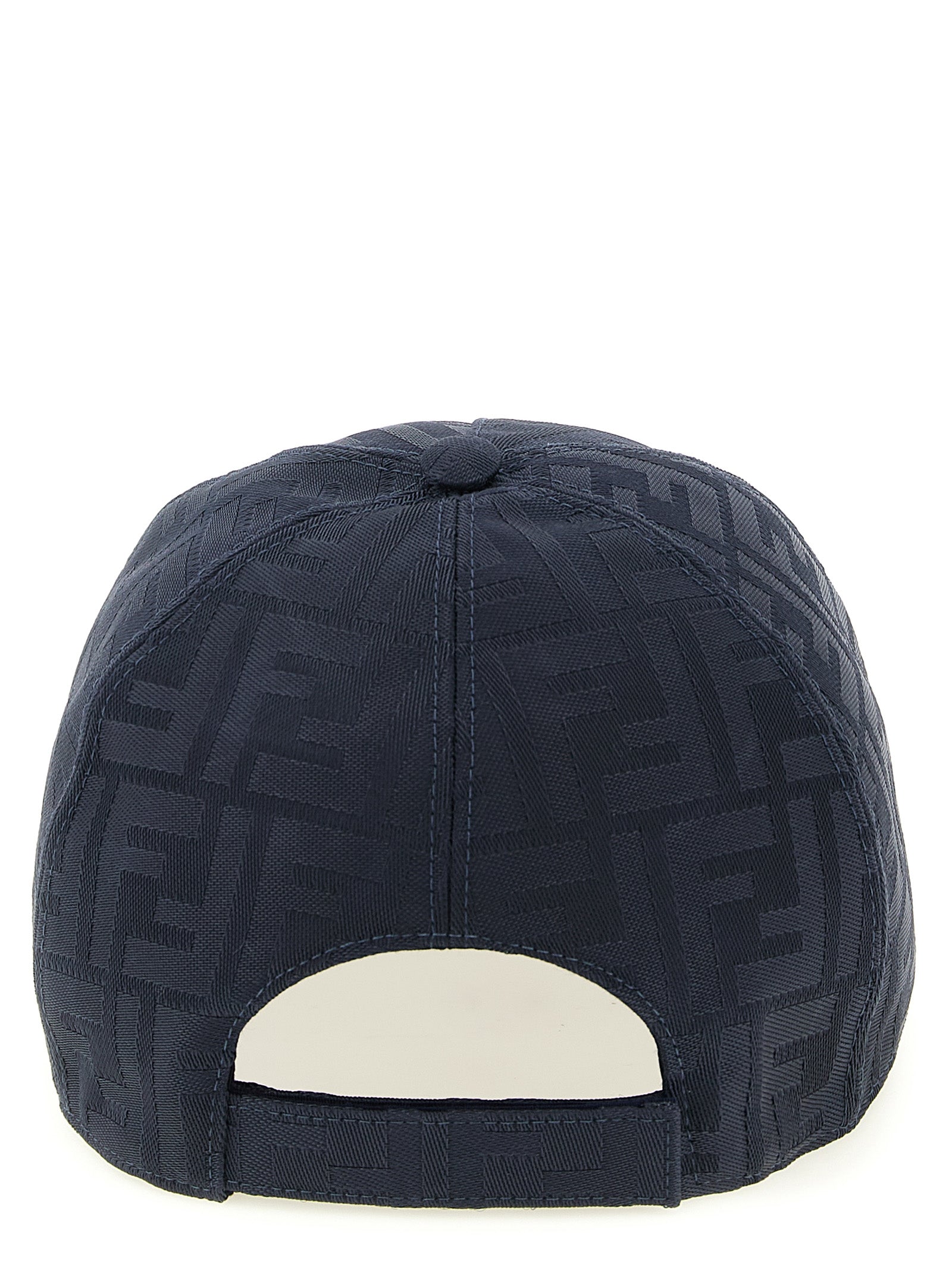 Ff Jacquard Cap Blue Polyamide Hat