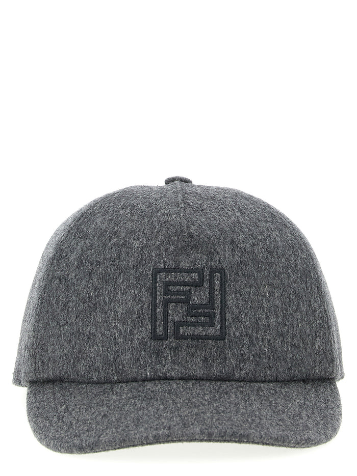 Wool and cashmere hat Gray