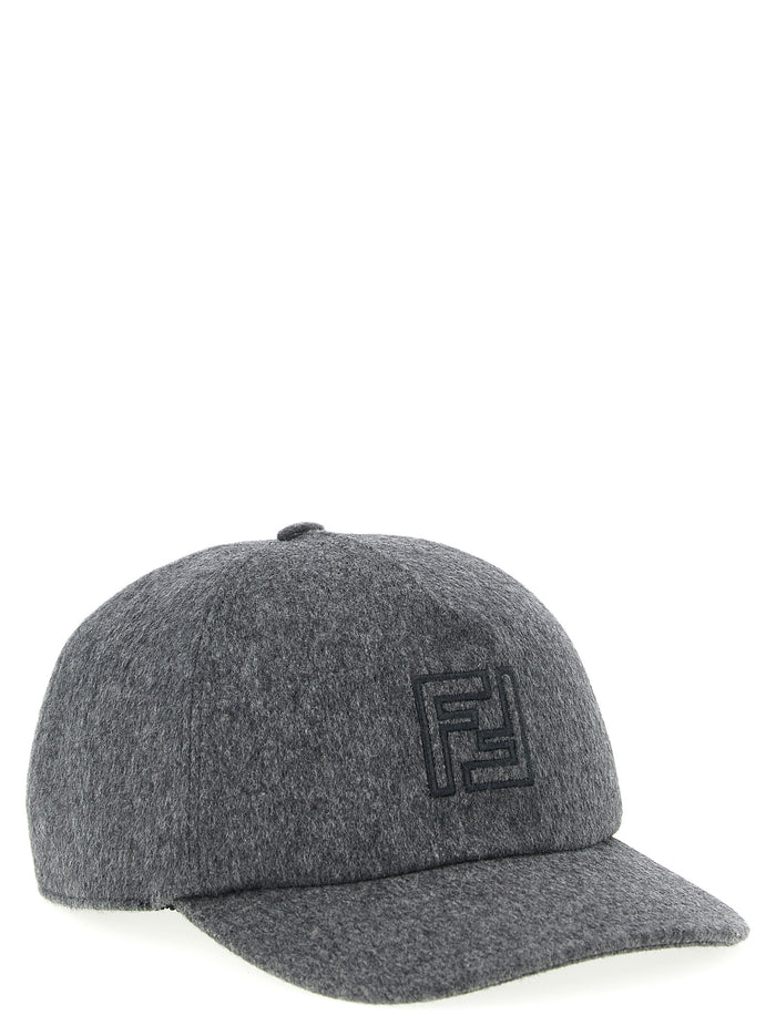 Wool and cashmere hat Gray