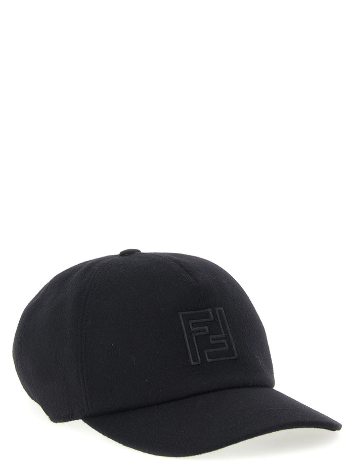 Wool and cashmere hat Black