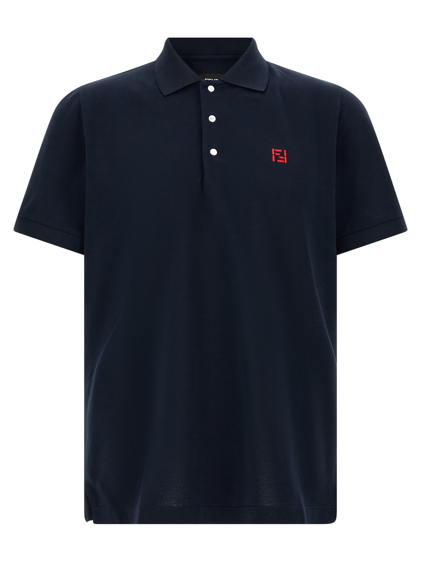 Ff Selleria Polo Shirt Blue Cotton