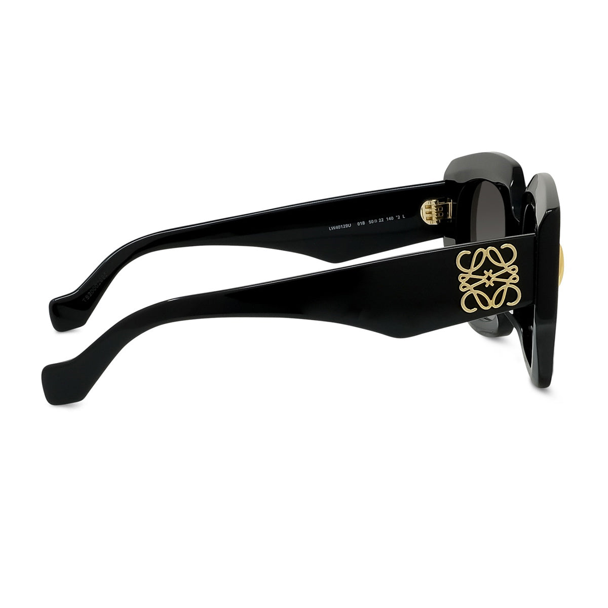 Loewe LW40129U Anagram 01B Black Nero Acetate Occhiali Da Sole