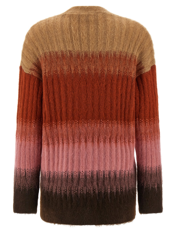 Vanisé knit cardigan Multicolor Mohair Wool Polyamide Sweater, Cardigans