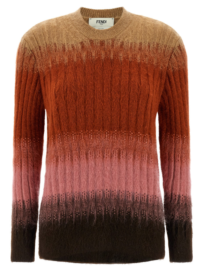 Vanite knit sweater Multicolor Mohair Wool Polyamide Sweater, Cardigans
