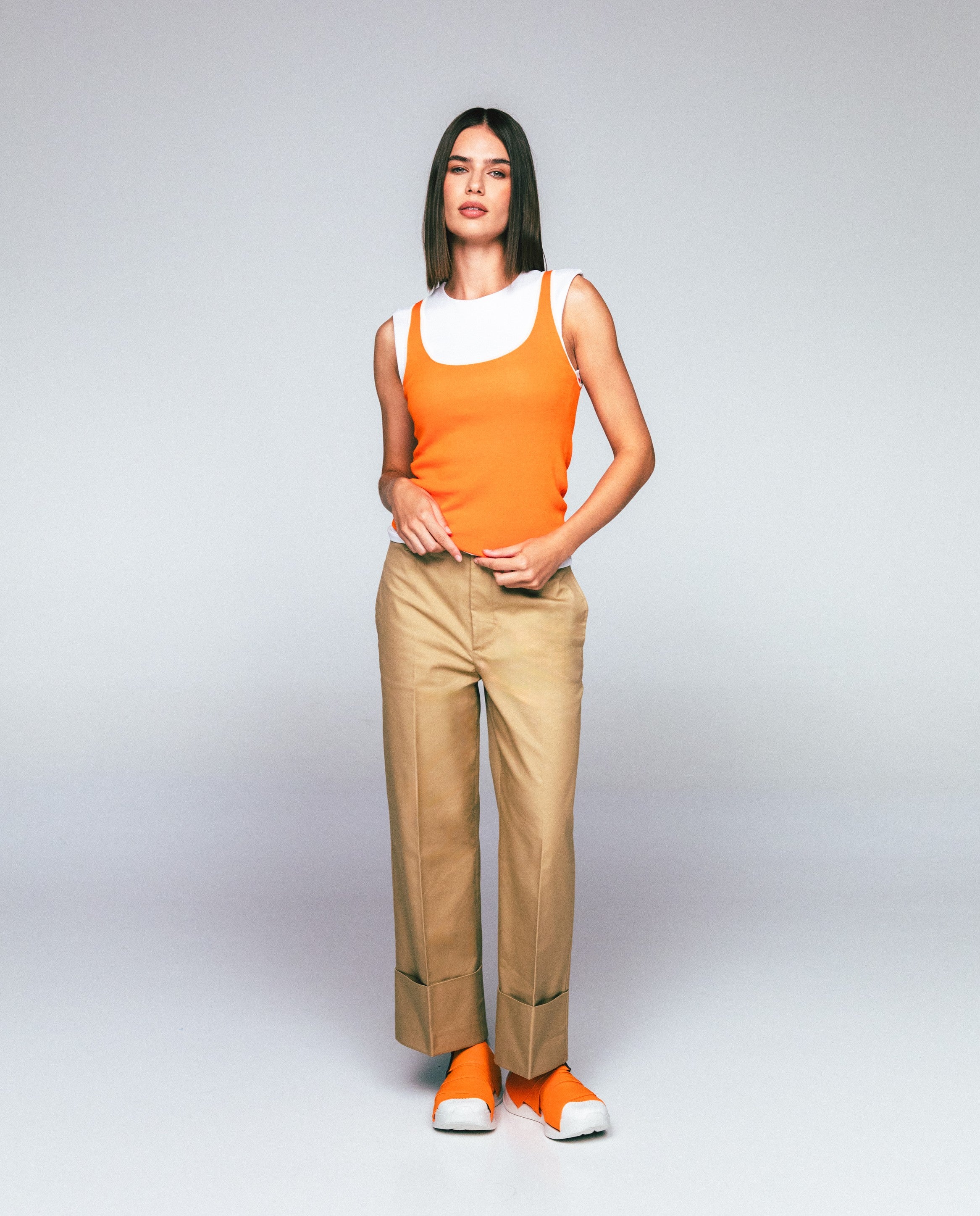 Change Shoe 08 Orange Everyday Sneakers