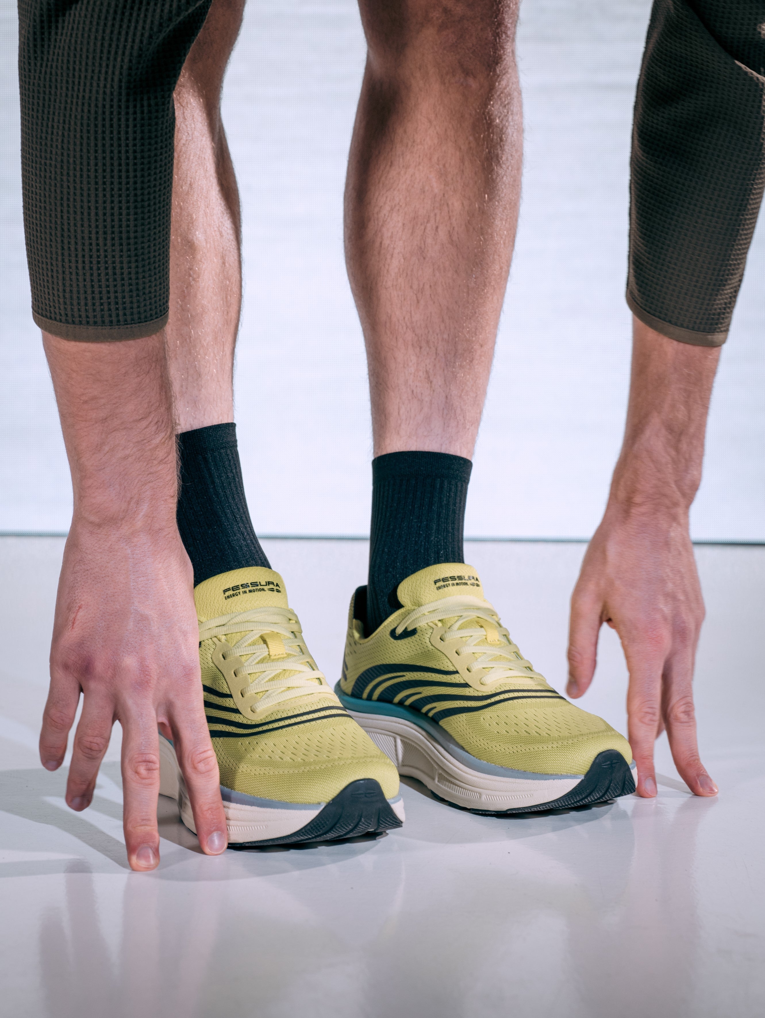 Speed 01 04 Lime Running Sneakers