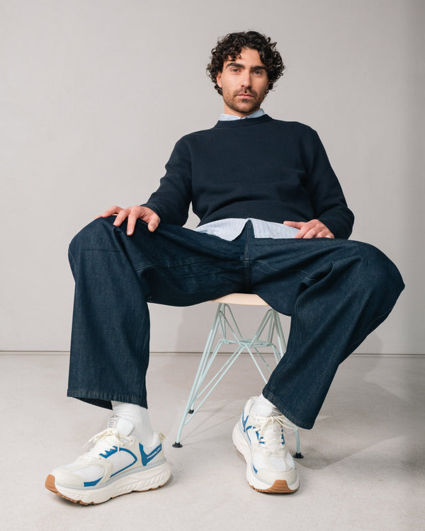 Fessura Italia Mesh and PU upper sneaker in white
