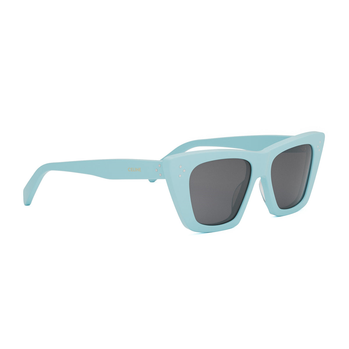 Celine CL40187I 3 Dots 84A Light Blue Turchese Acetate Occhiali Da Sole