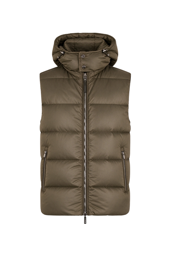 Moorer Firep Hooded Down Vest Militare