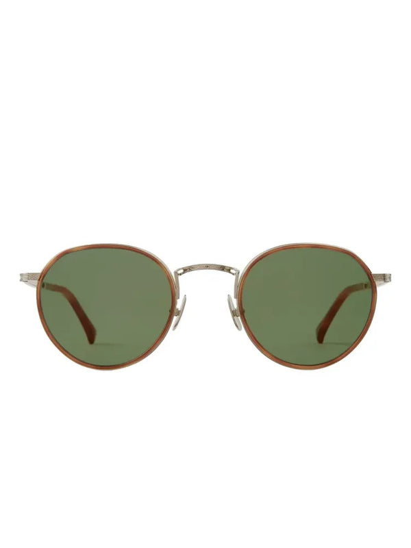 Mr. Leight - Billiesamtwgf Amber Tortoise-white Gold/forest Lunettes-de-soleil