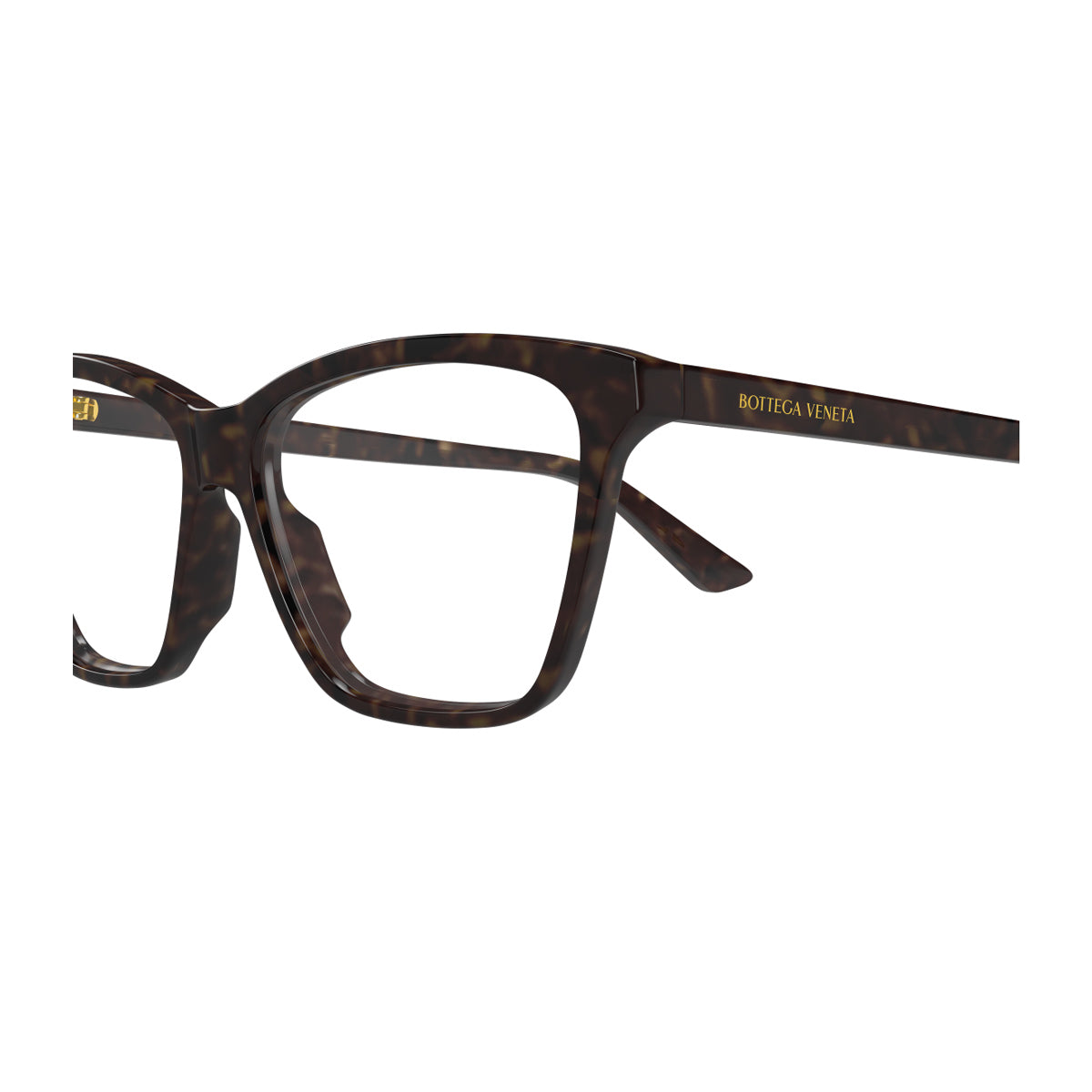 Bottega Veneta BV1421O Linea Logo 002 Havana Recycled Acetate Occhiali Da Vista