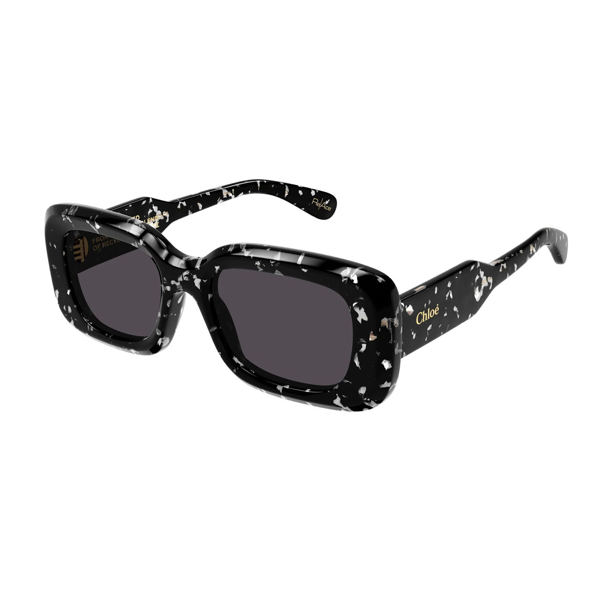 CH0188S 003 Nero Recycled Acetate Occhiali Sole