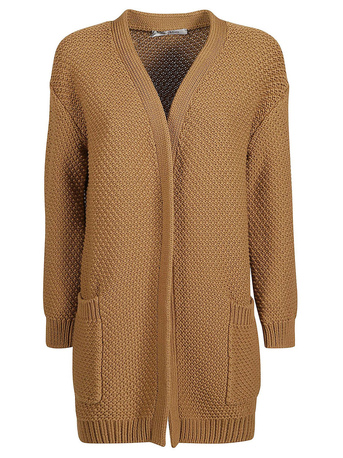 1341084306007 Marrone Cotton Cardigan