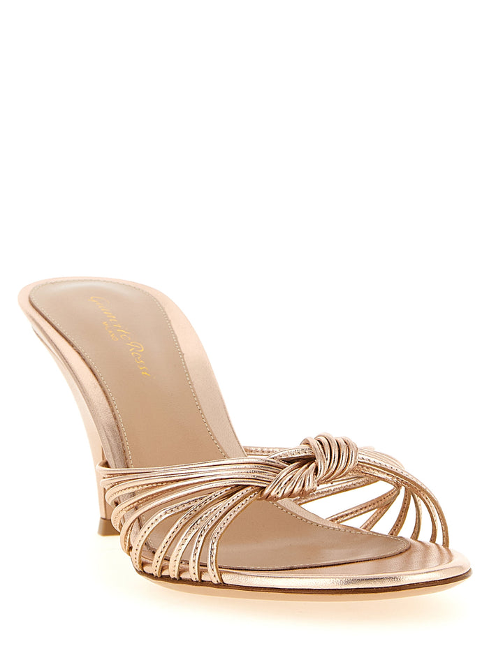 Sofia mules Pink Lamb Leather (ovis Aries) Sandal