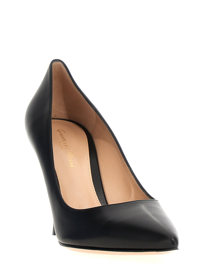 Gianvito 85 pumps Black Calf Leather (bos Taurus)