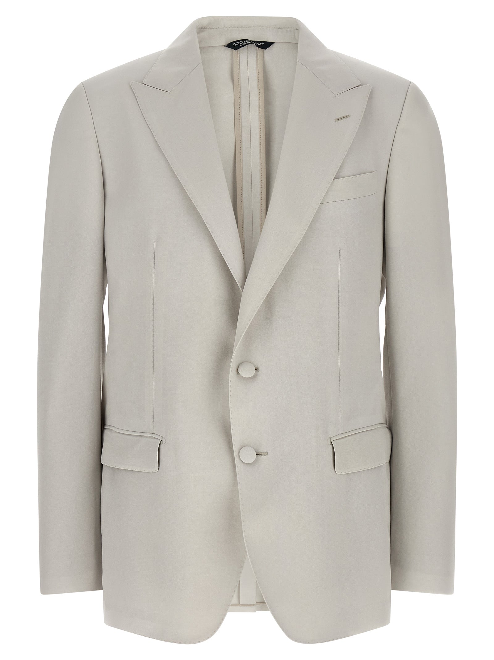 Taormina Blazer Gray Virgin Wool
