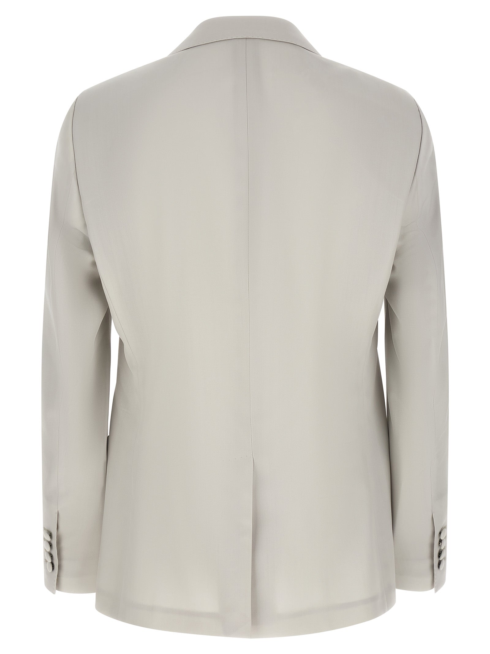 Taormina Blazer Gray Virgin Wool