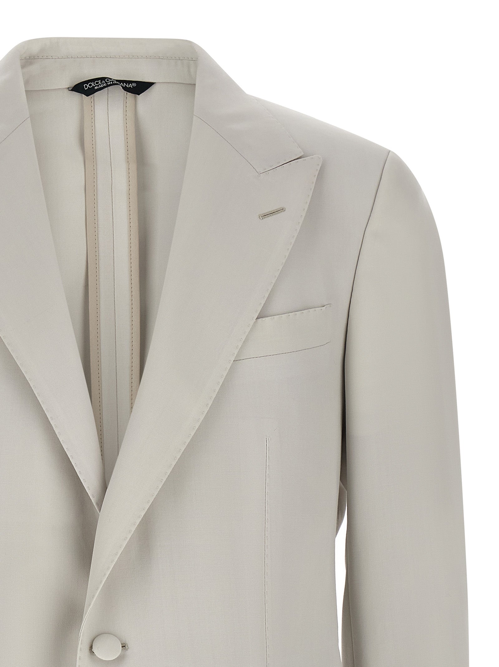 Taormina Blazer Gray Virgin Wool