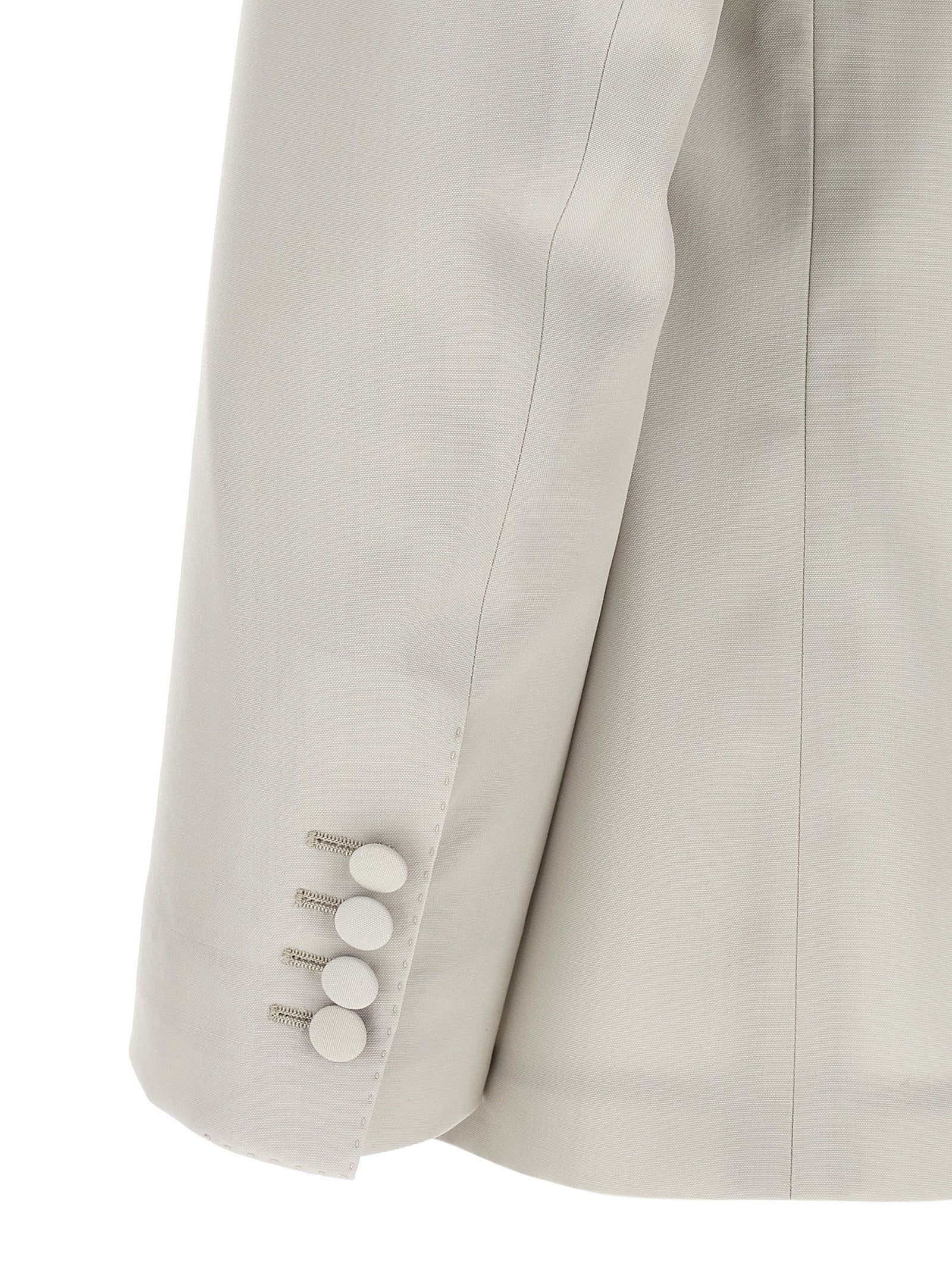 Taormina Blazer Gray Virgin Wool