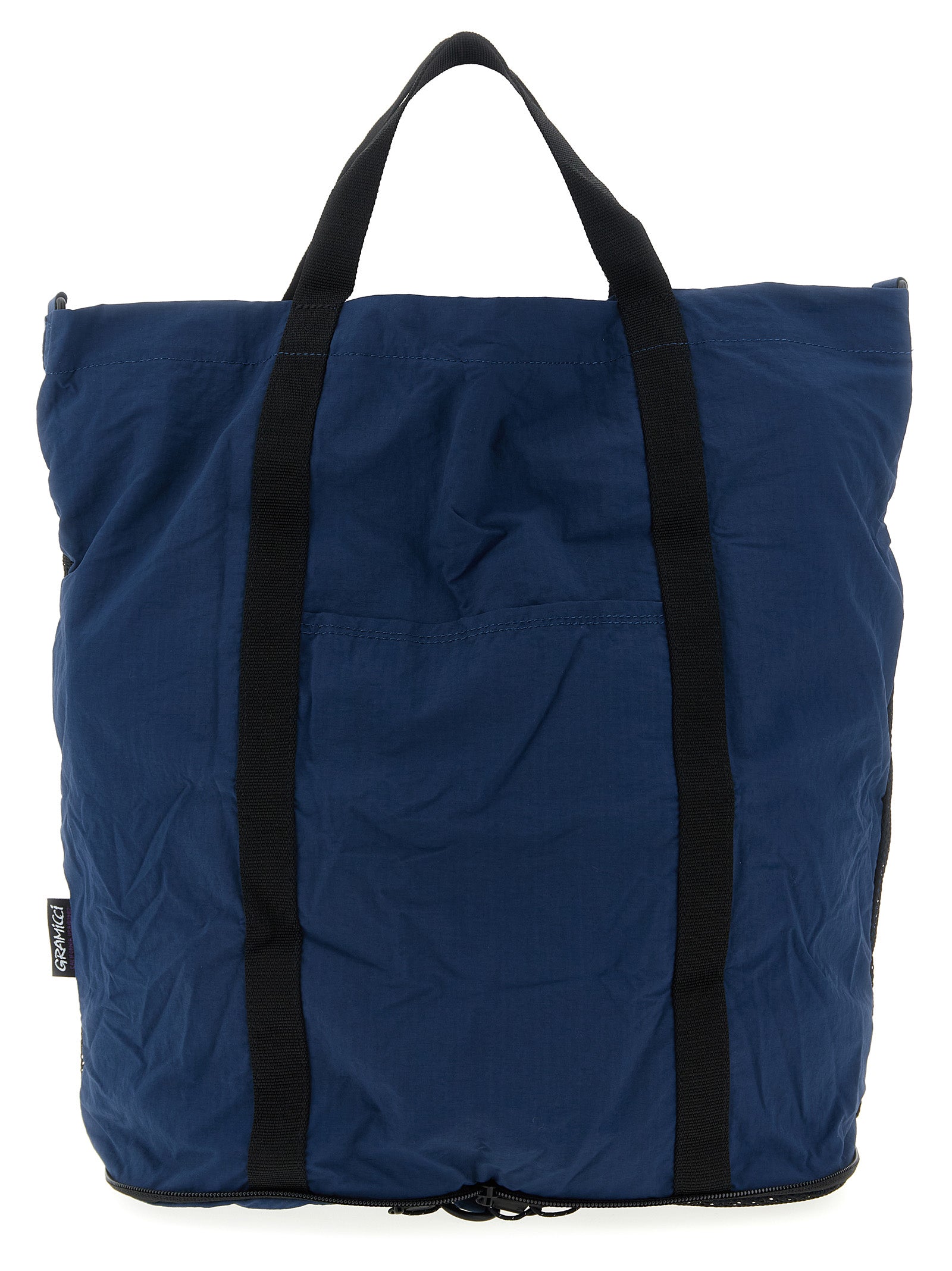 Nylon Packable Tote shopping bag Blue