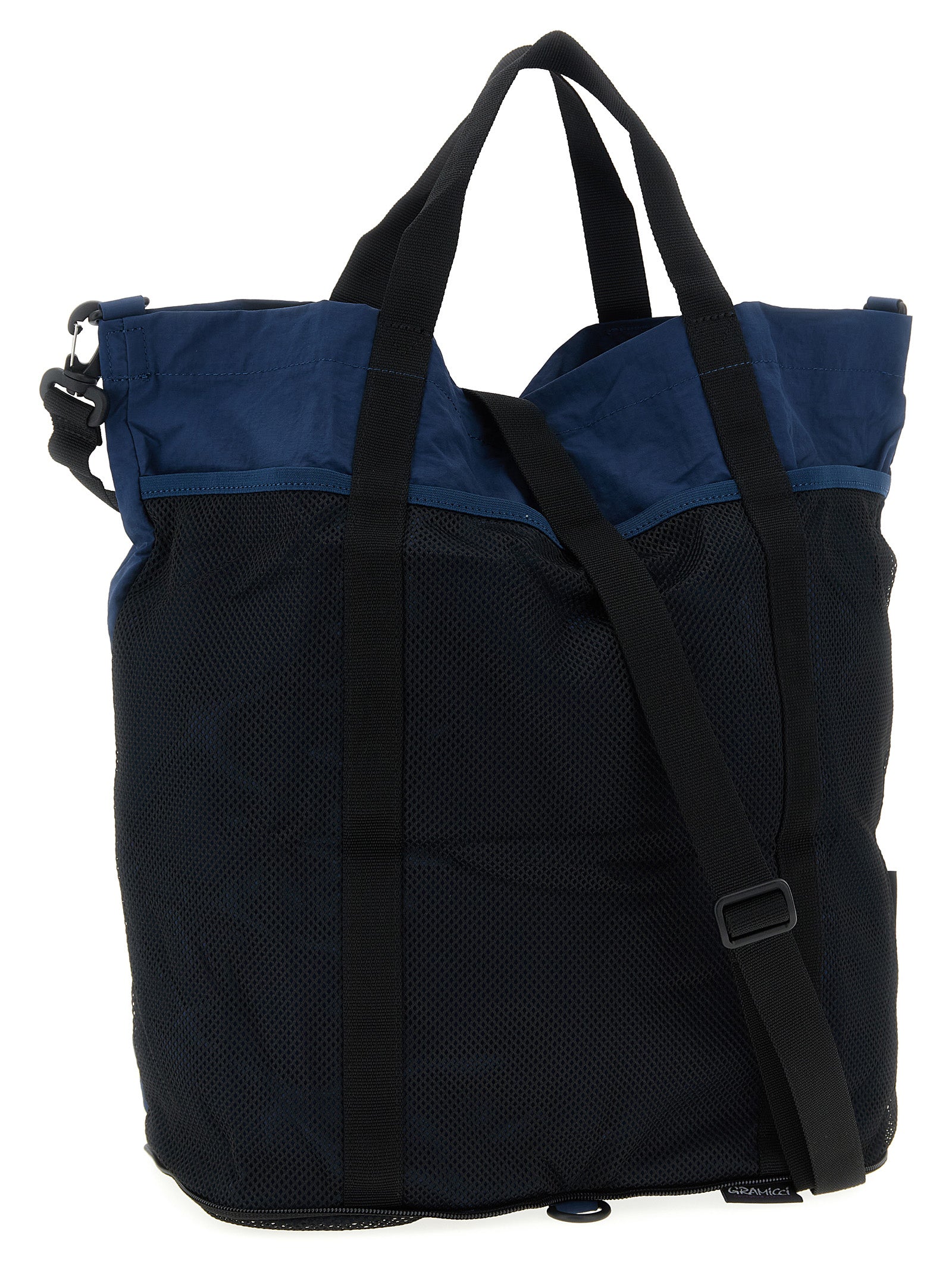 Nylon Packable Tote shopping bag Blue