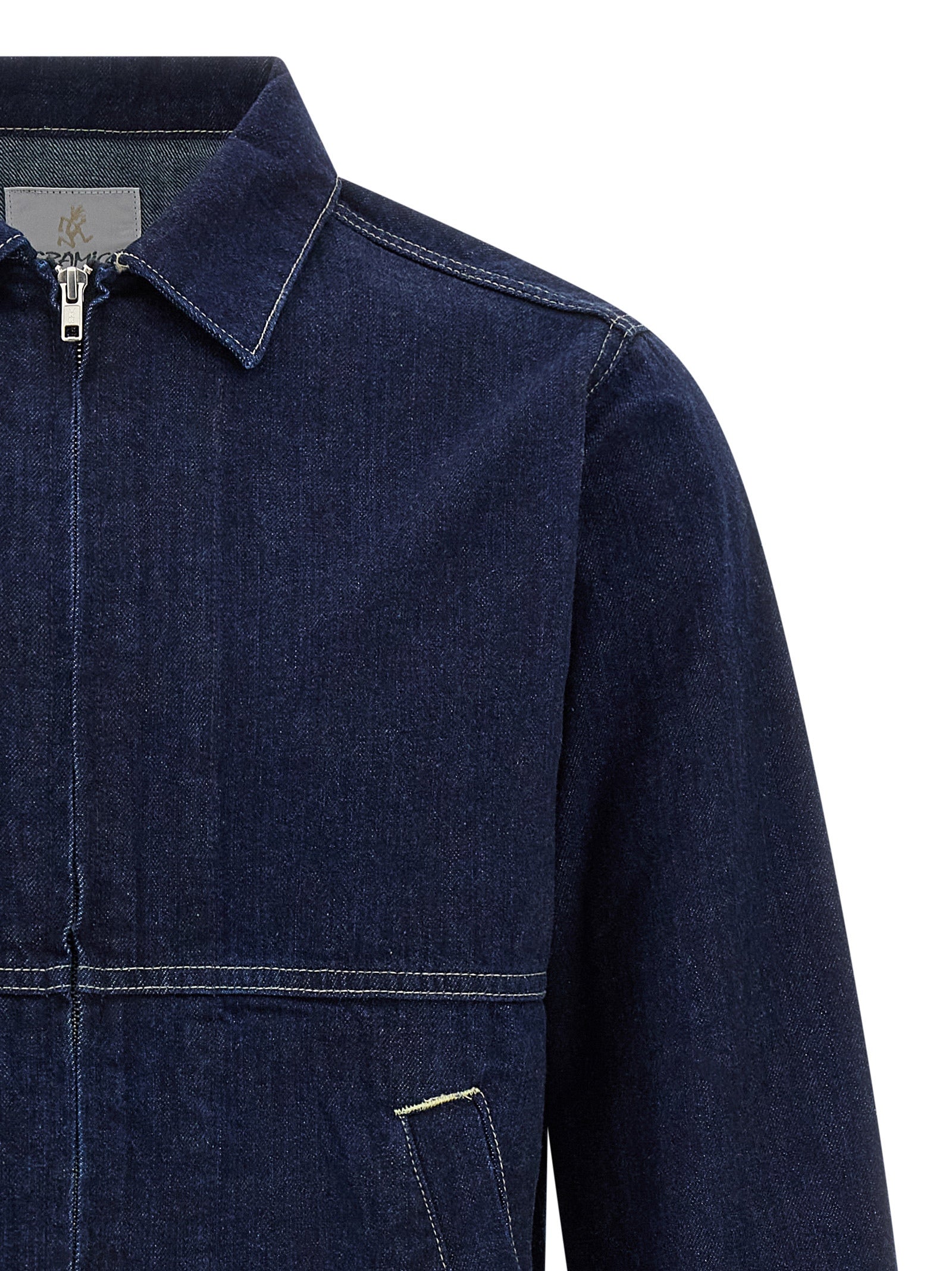 Japanese Slub jacket Blue Cotton Down Jacket, Parka, Casual