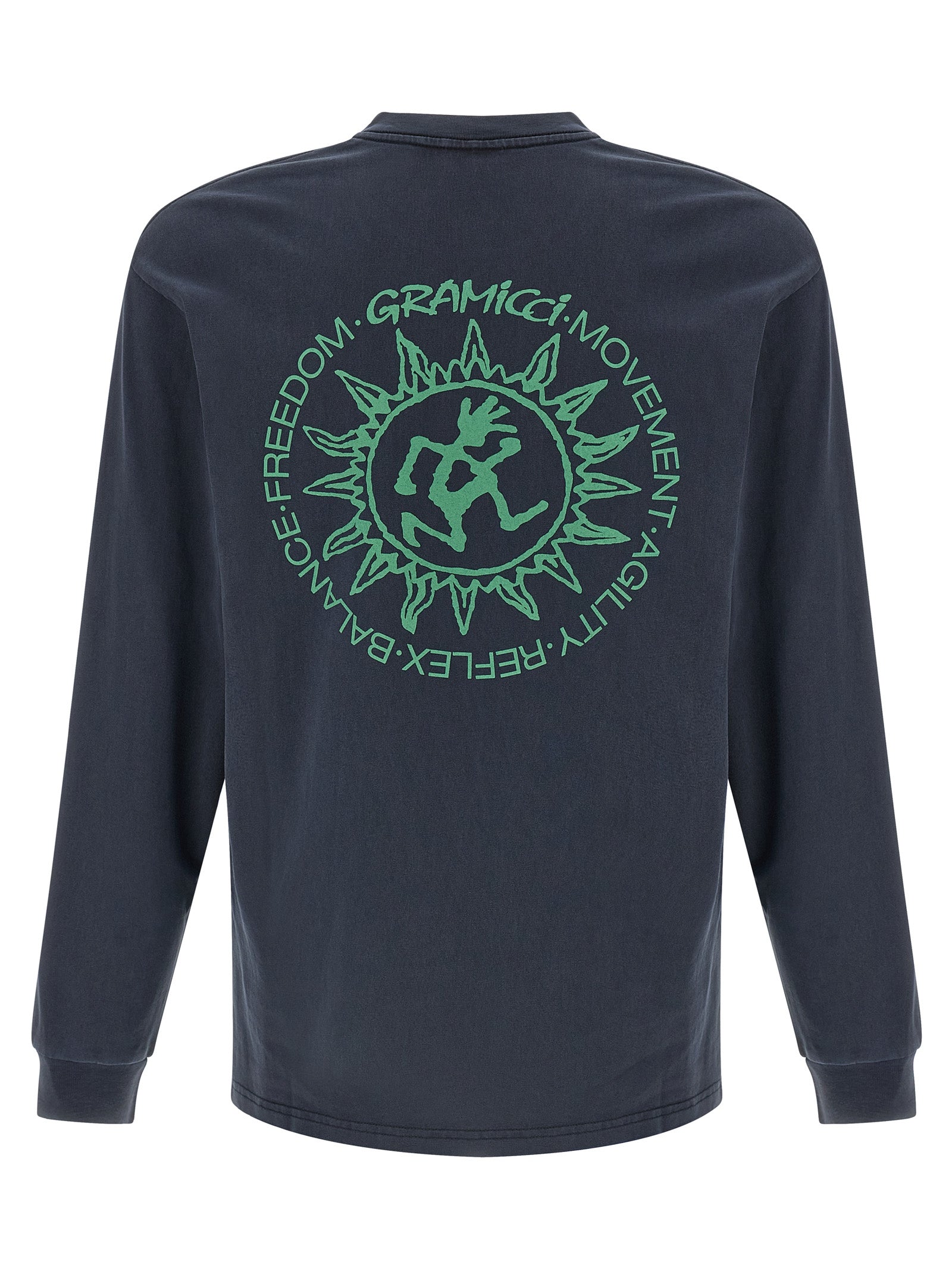 Sun T-shirt Blue Cotton
