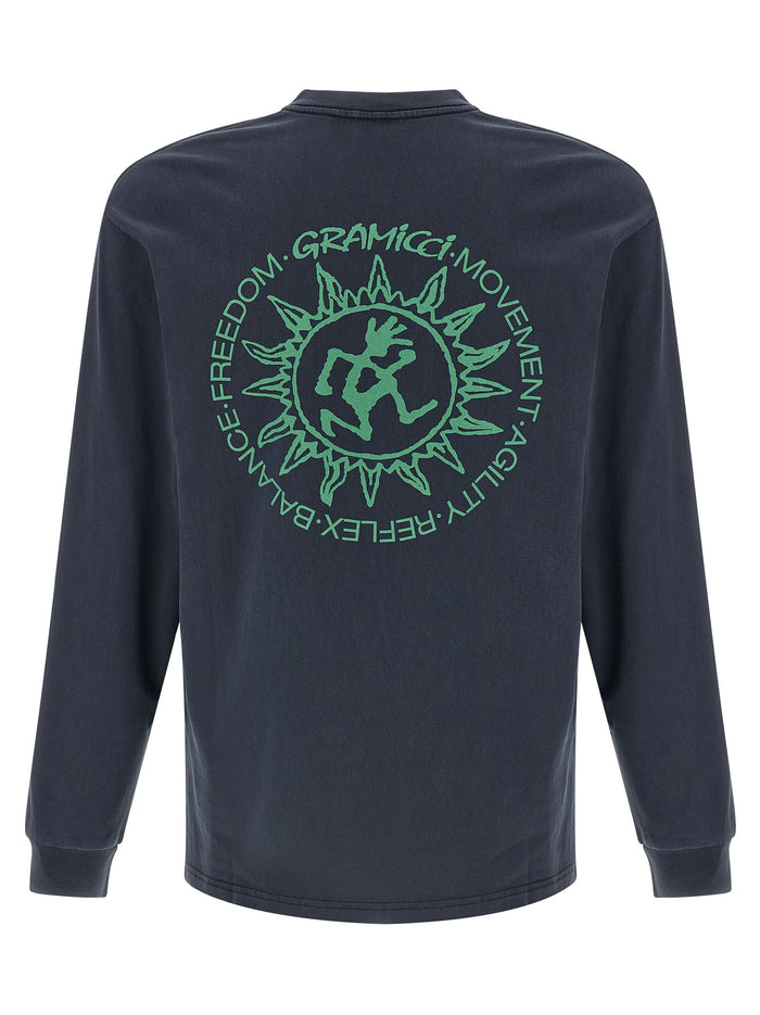 Sun T-shirt Blue Cotton