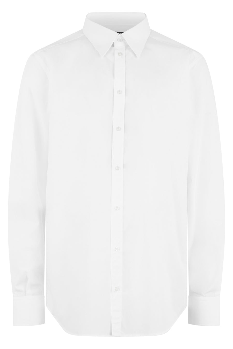 Shirt Poplin Cotton Optical White