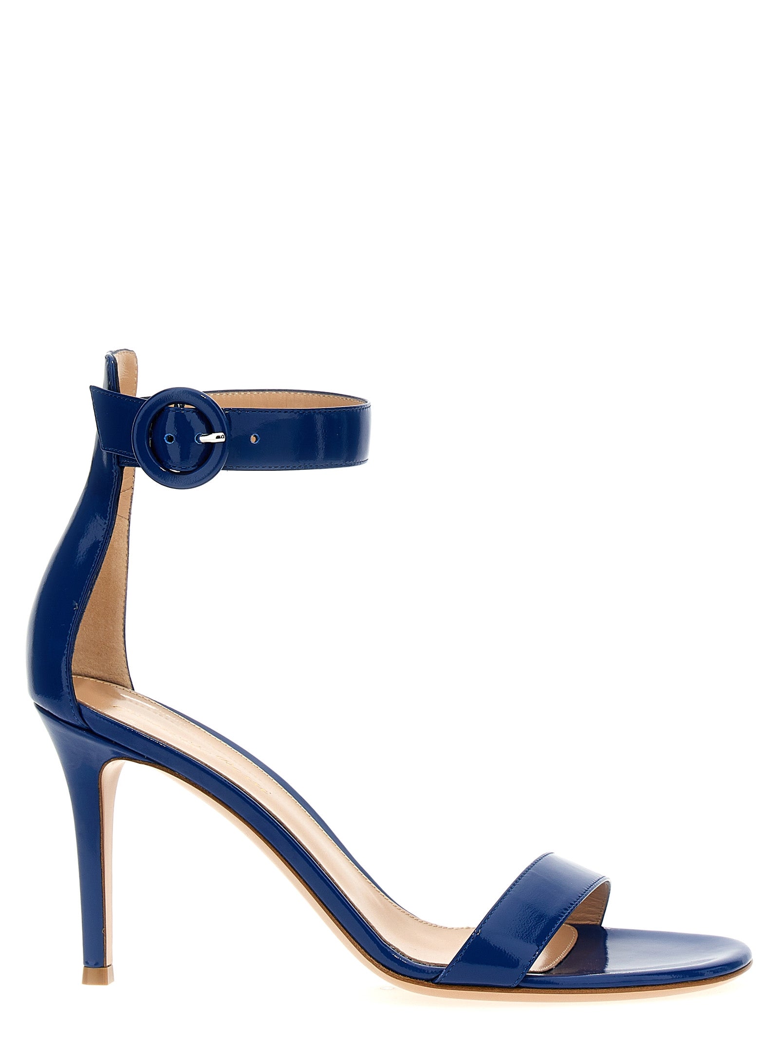 Portofino sandals Blue Goat Leather