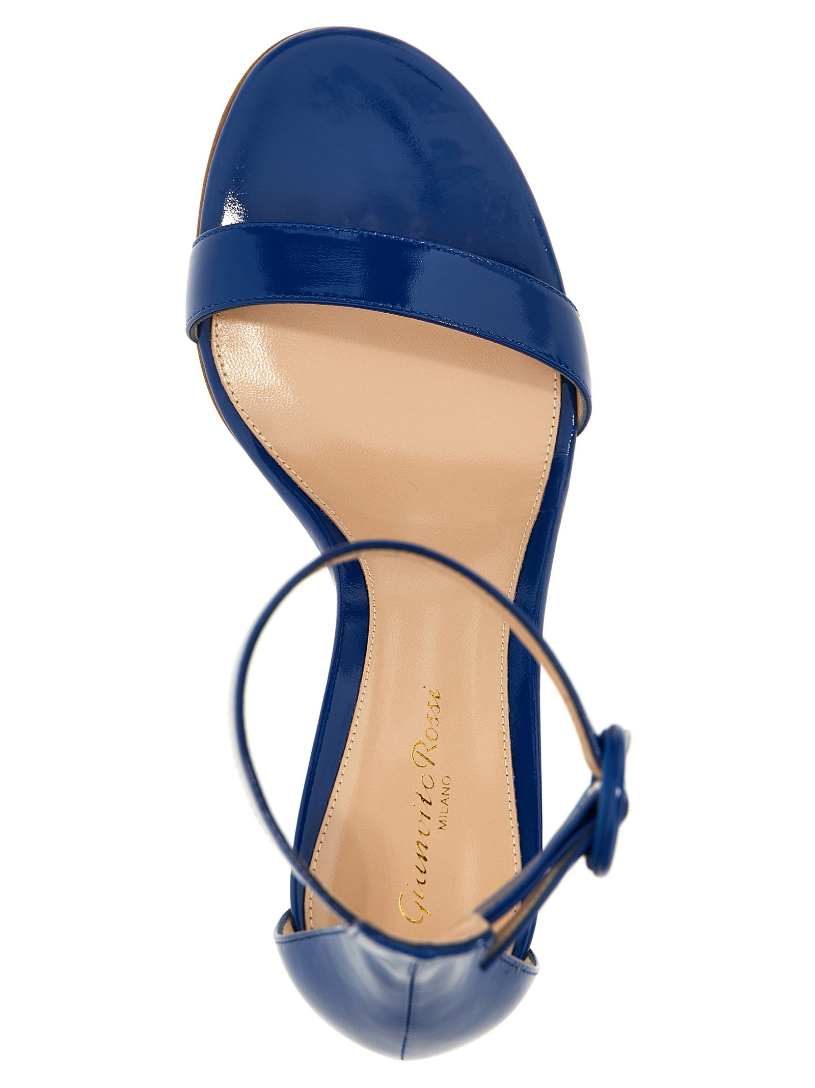 Portofino sandals Blue Goat Leather