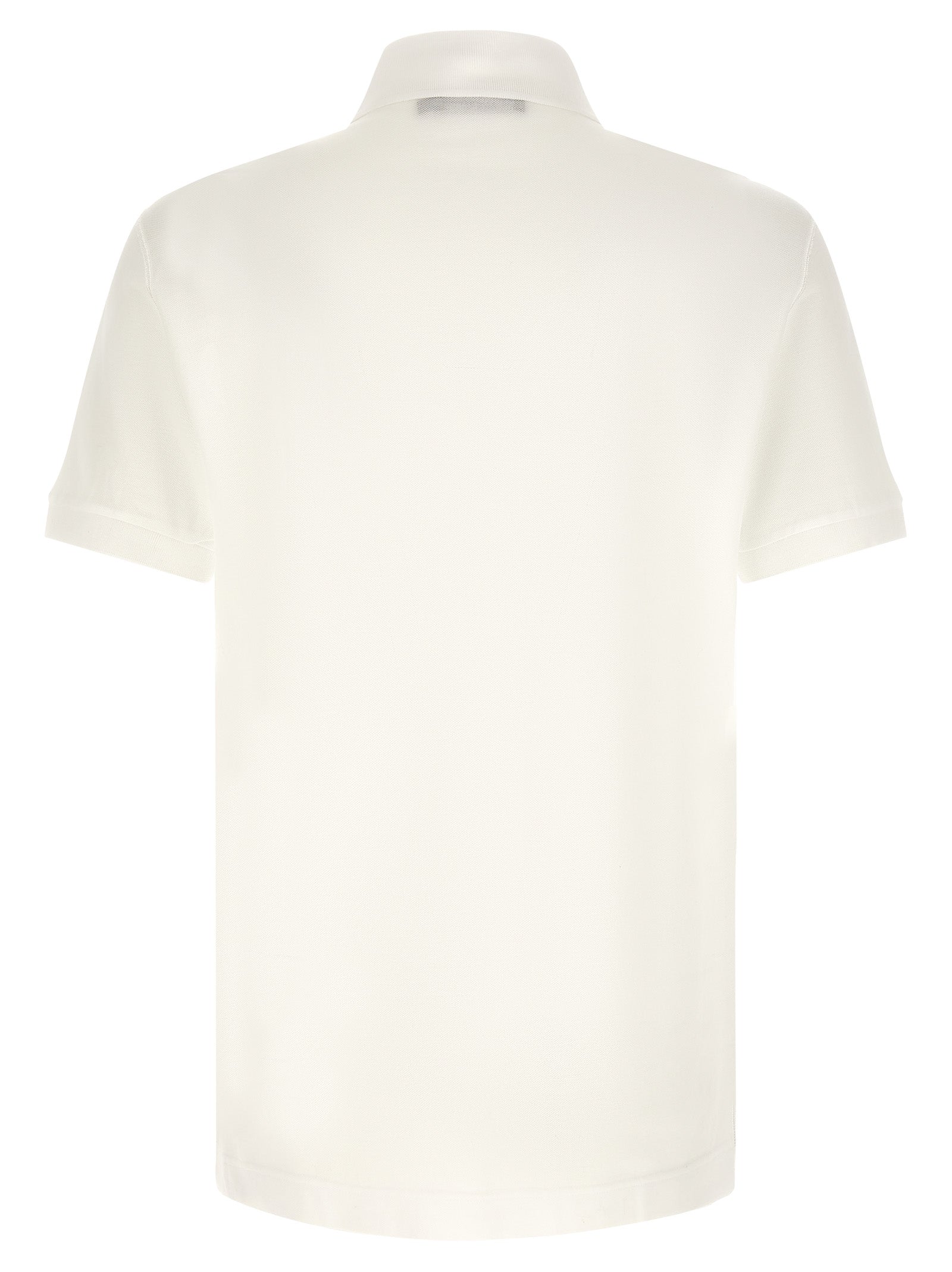 Logo plate polo shirt White Cotton