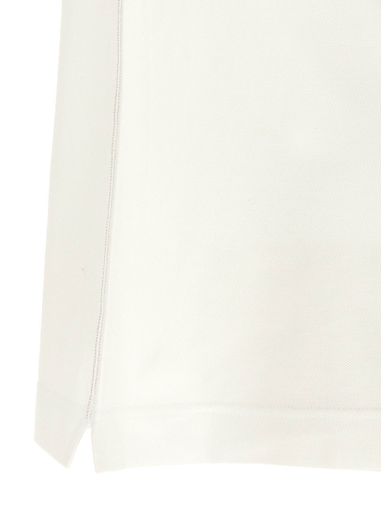 Logo plate polo shirt White Cotton