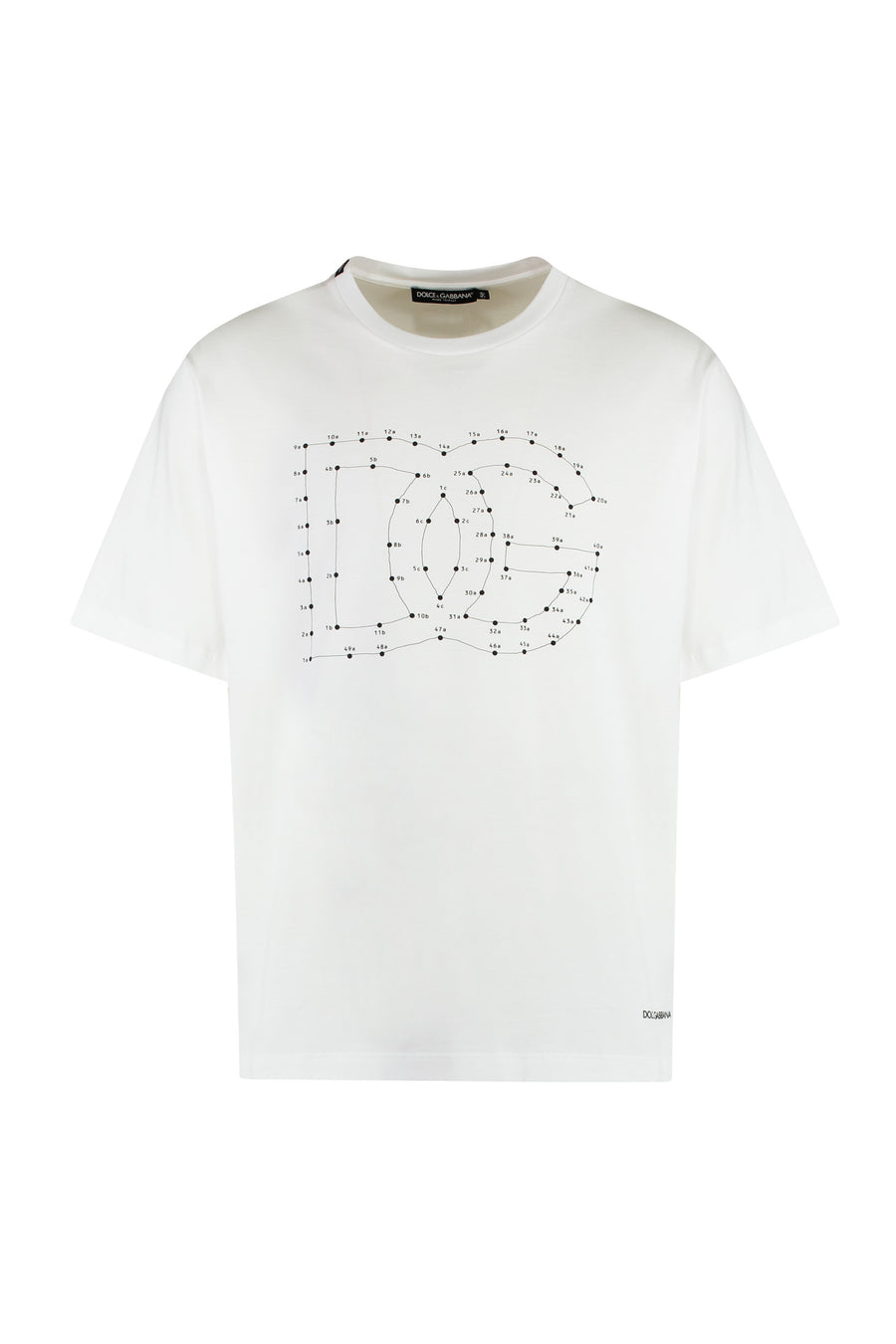 Cotton Crew-Neck T-Shirt White T-shirts