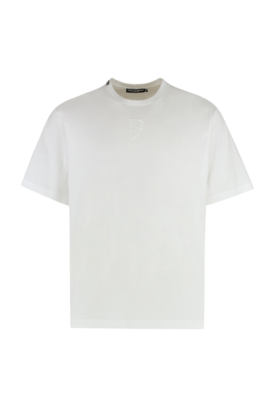 Cotton Crew-Neck T-Shirt White T-shirts