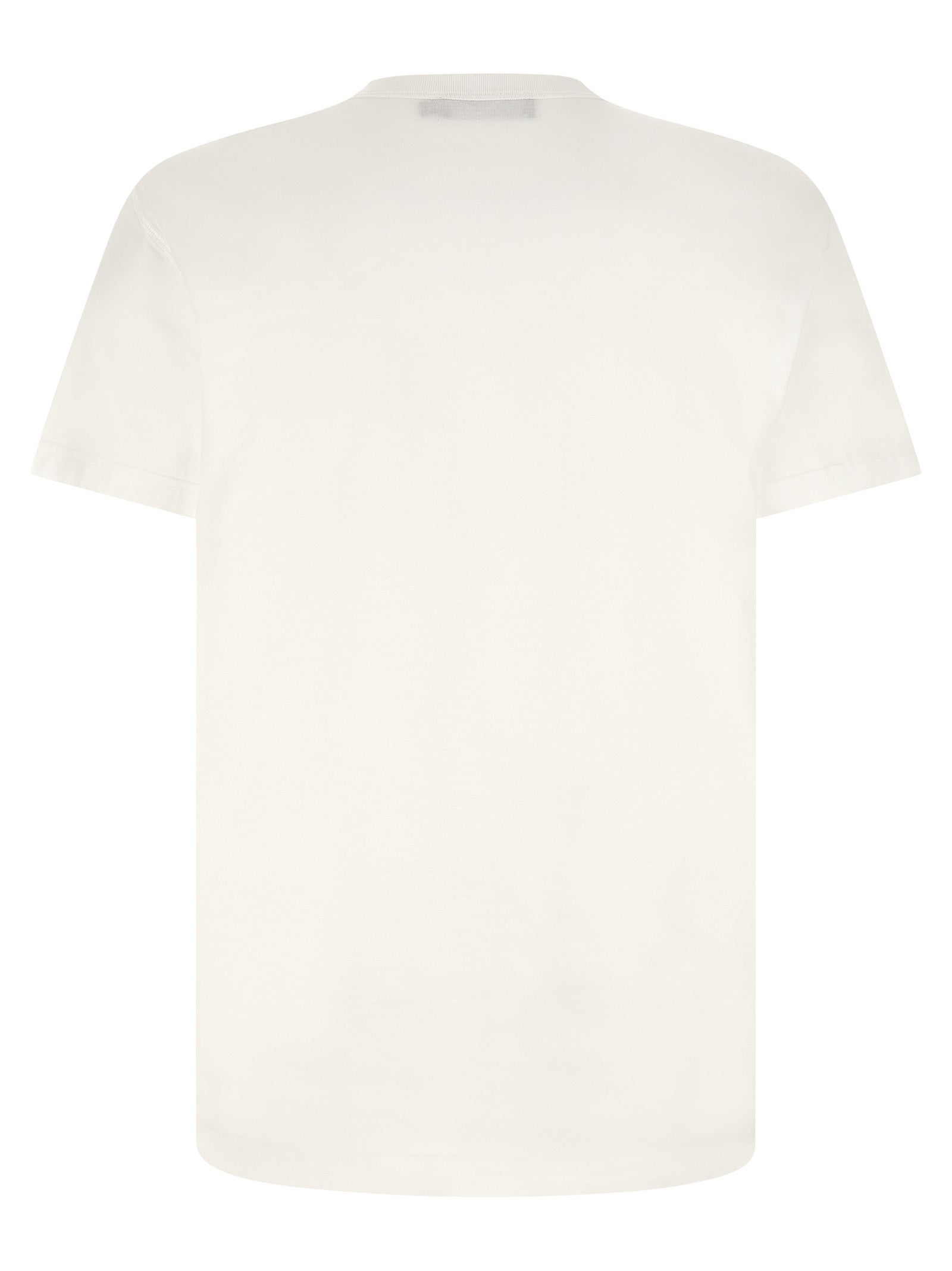Logo Plate T-Shirt White Cotton