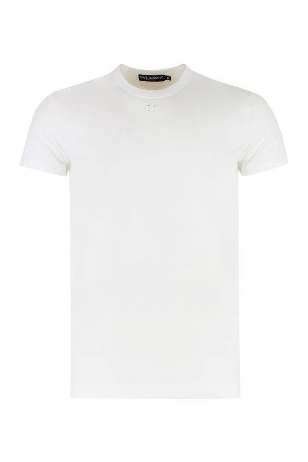T-Shirt Crew-Neck Cotton White T-shirts