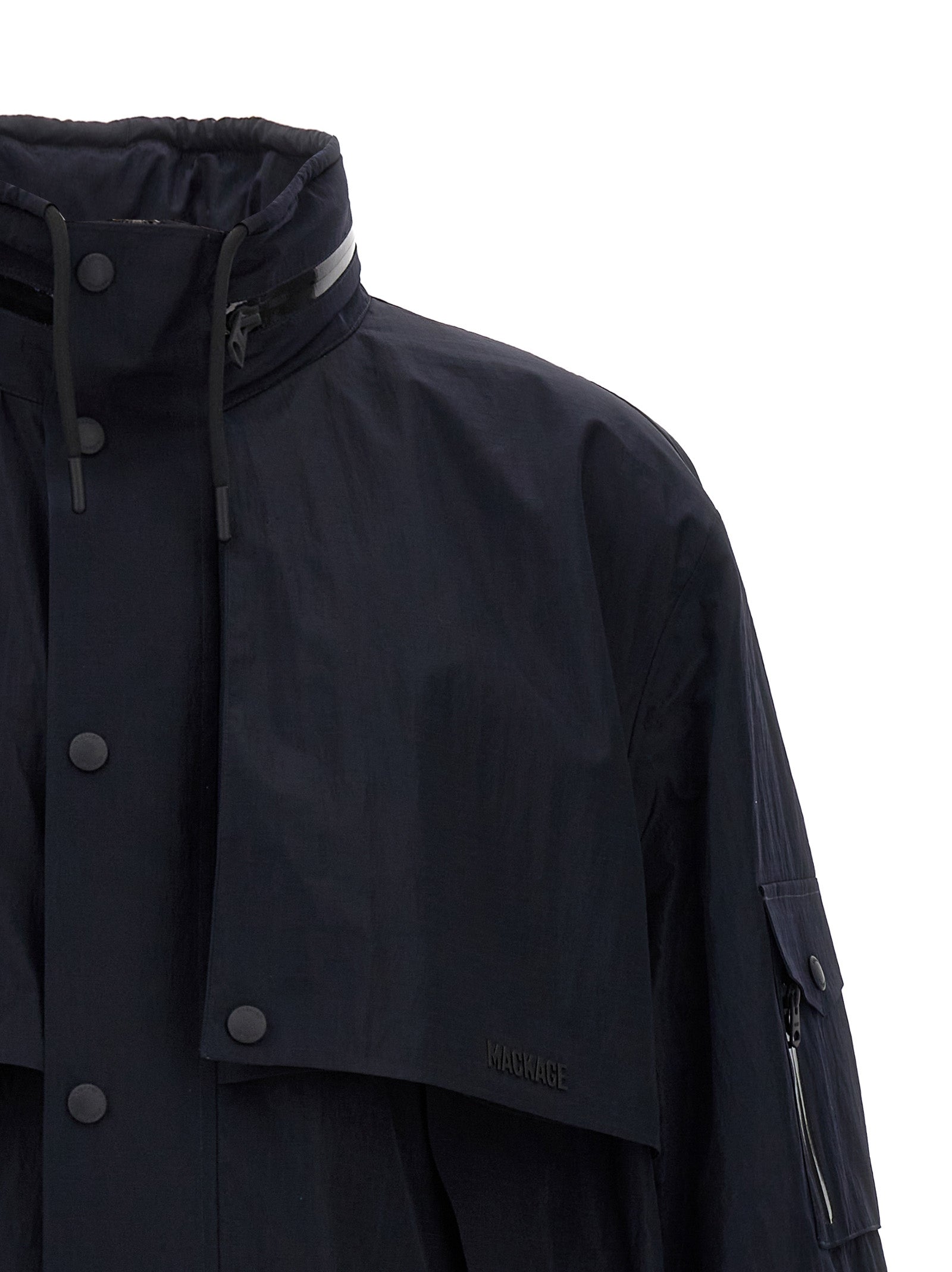 Garrett jacket Blue Polyamide Down Jacket, Parka, Casual