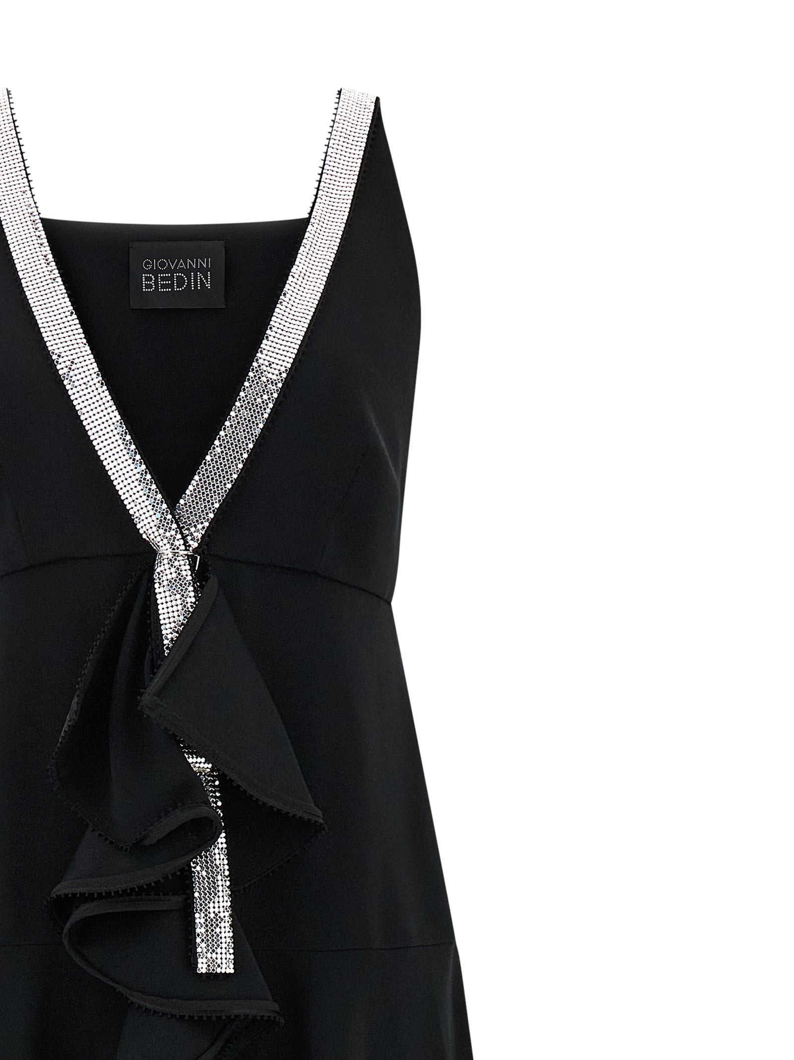 Ruffle dress Black
