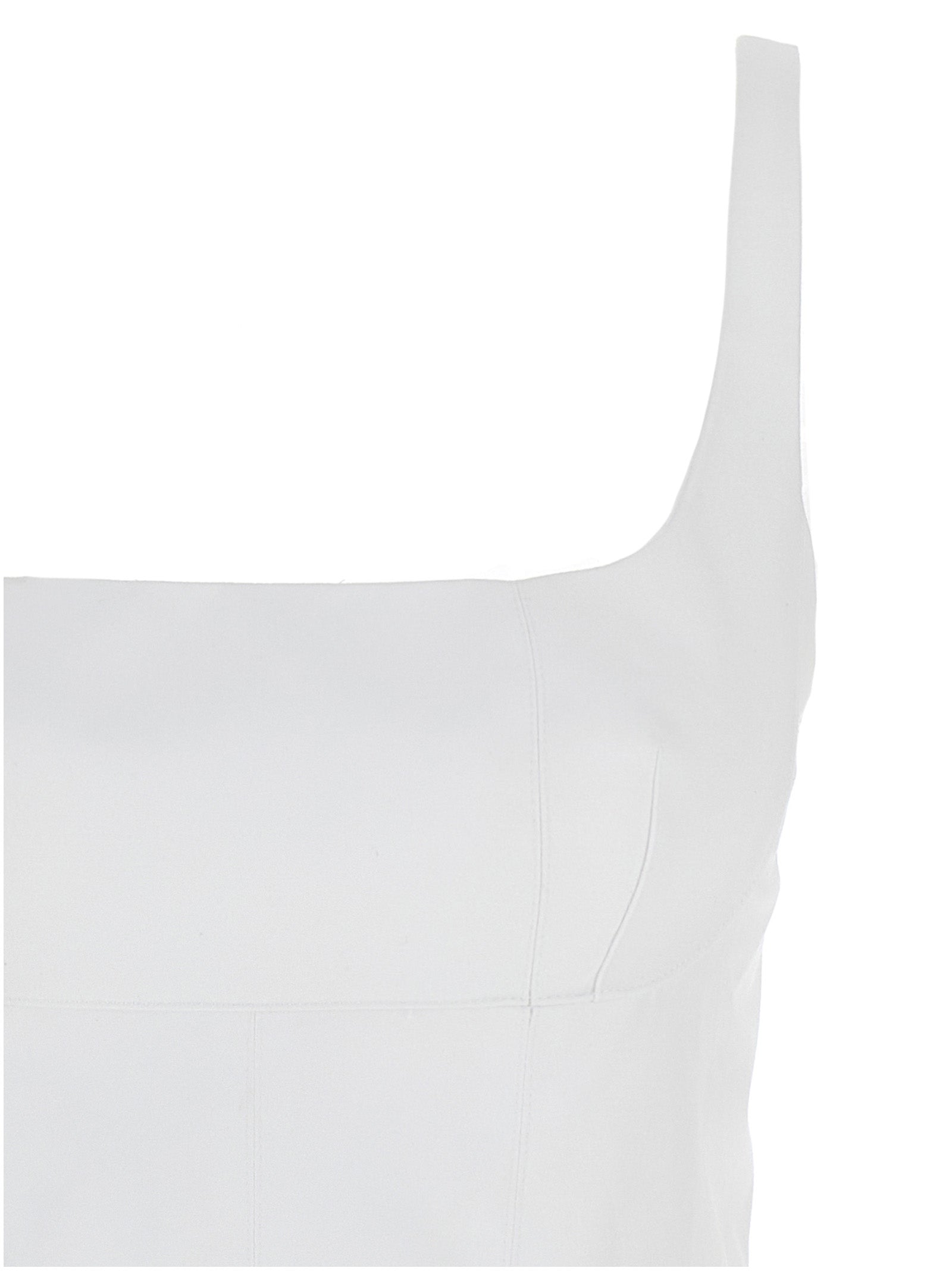 Pleated dress White Polyester
