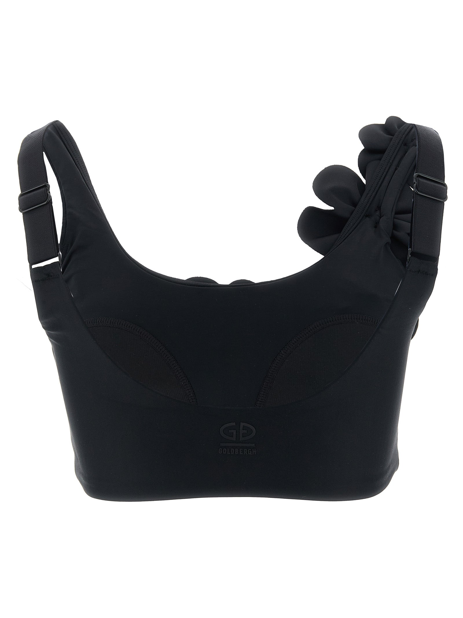 Chiarella Bikini Top - Active Line Black Recycled Polyamide Elastane Beachwear