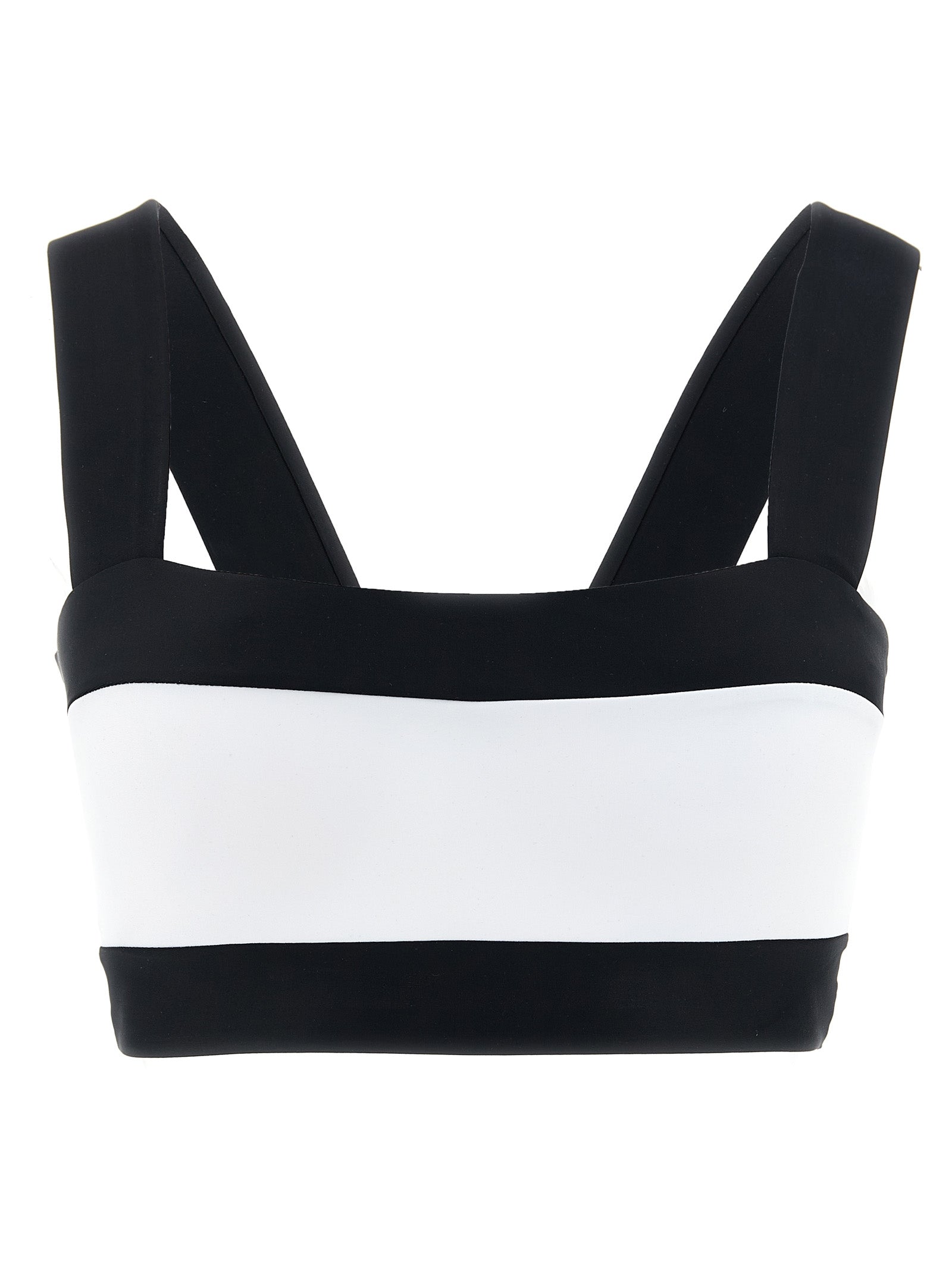 Plonge Bikini Top - Active Line White/black Recycled Polyamide Elastane Beachwear