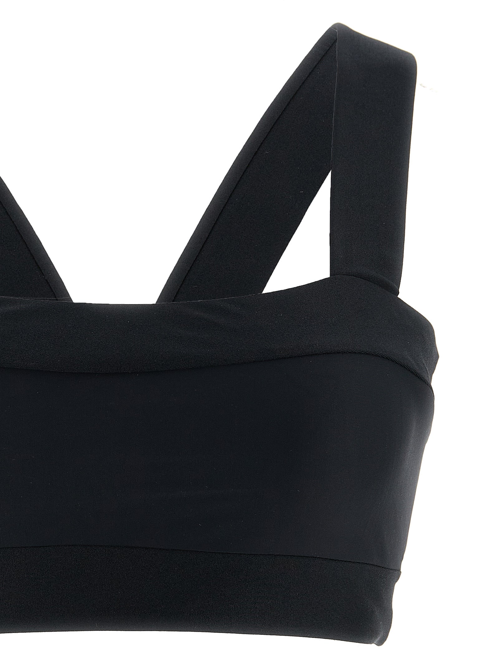 Plonge Bikini Top - Active Line Black Recycled Polyamide Elastane Beachwear