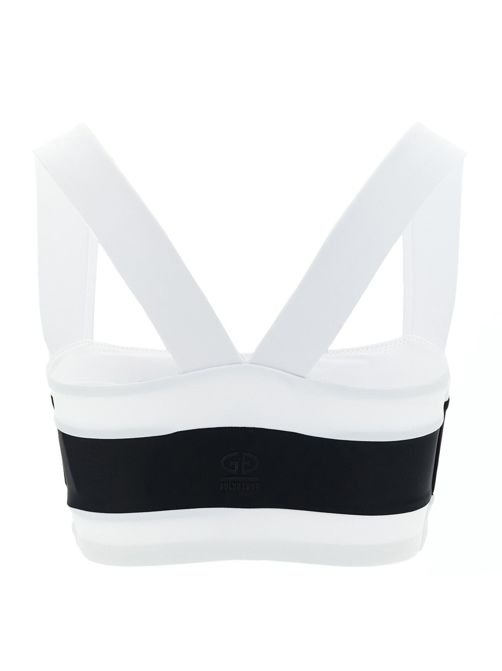 Plonge Bikini Top - Active Line White/black Recycled Polyamide Elastane Beachwear