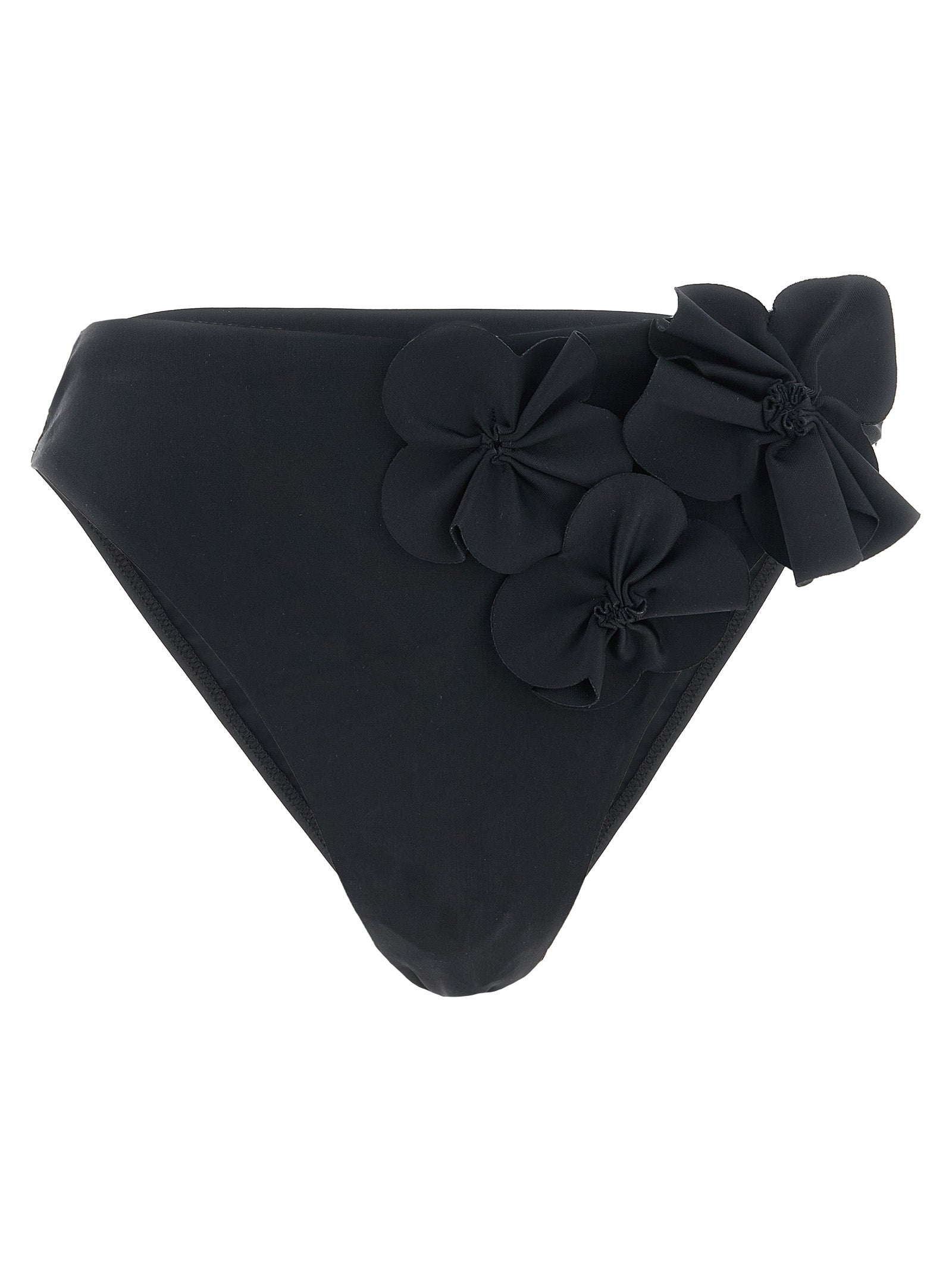 Reina Bikini Briefs - Active Line Black Recycled Polyamide Elastane Beachwear